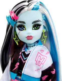 Monster High Dukke - Frankie Med Kæledyr -Legetøjsverden monster high dukke med kaeledyr frankie hhk53 603407 2
