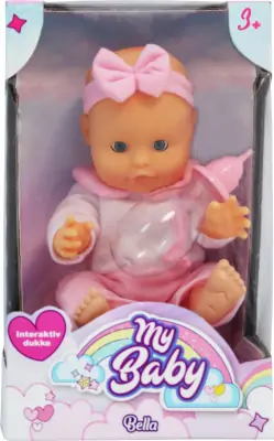Babydukke - Interaktiv - Bella - My Baby 1 Babydukke - Interaktiv - Bella - My Baby