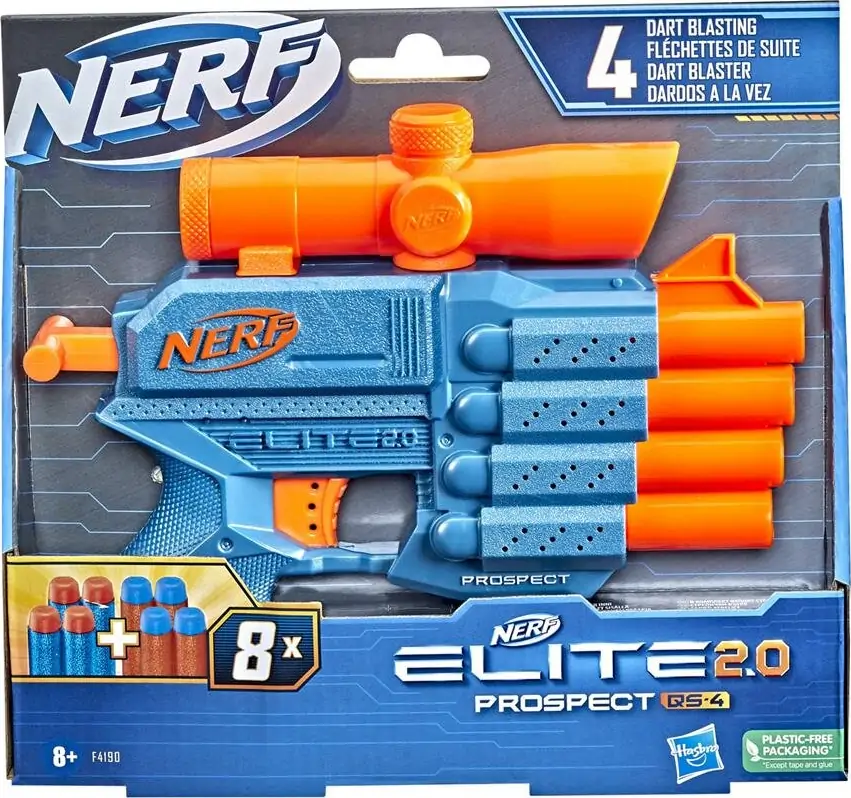 Nerf Gun - Elite 2.0 Prospect Qs-4 2 Nerf Gun - Elite 2.0 Prospect Qs-4 - Billede 2