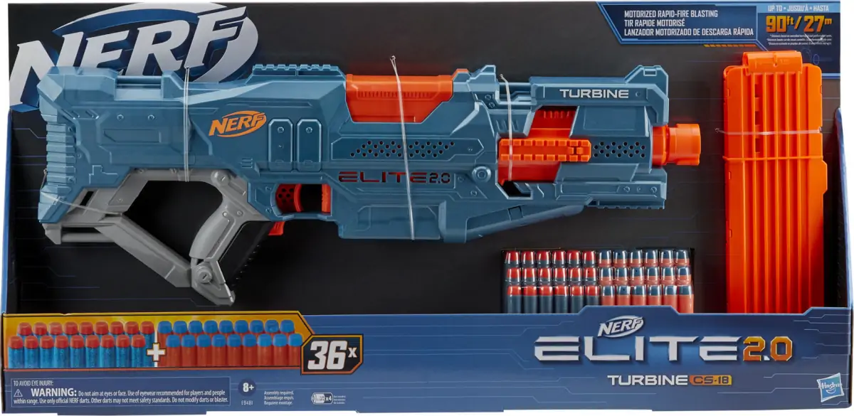 Nerf Gun - Elite 2.0 - Turbine Cs 18 2 Nerf Gun - Elite 2.0 - Turbine Cs 18 - Billede 2