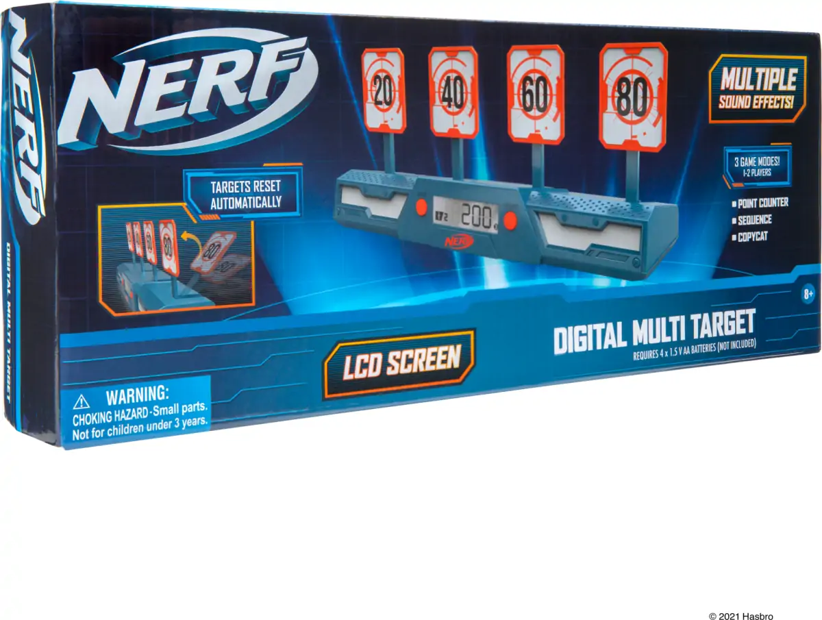 Nerf - Digital Multi Target - Målskiver 2 Nerf - Digital Multi Target - Målskiver - Billede 2