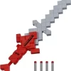 Nerf - Minecraft Heartstealer Sword Blaster - Ink. 4 Darts