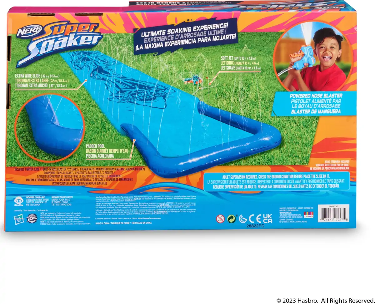Nerf Super Soaker - Glidebane - Soaker Blast Slider - 4,8 Meter 5 Nerf Super Soaker - Glidebane - Soaker Blast Slider - 4,8 Meter - Billede 5