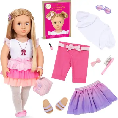 Our Generation - Dukke Med Tilbehør - Thea - 45 CM 1 Our Generation - Dukke Med Tilbehør - Thea - 45 CM