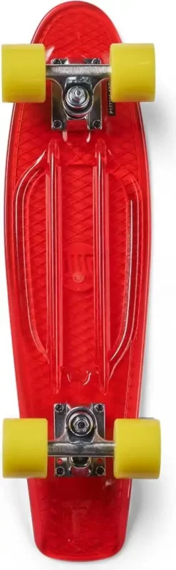 Retro Skateboard - Outsiders - Rød -Legetøjsverden outsiders transparent retro skateboard red 560327 2