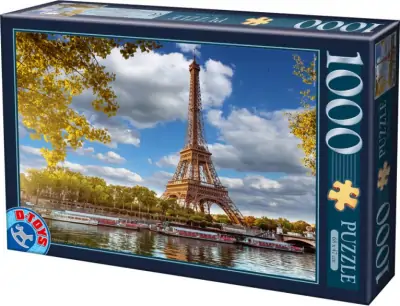 Puslespil Med 1000 Brikker - Eiffel Tårnet, Paris, Frankrig 1 Puslespil Med 1000 Brikker - Eiffel Tårnet, Paris, Frankrig