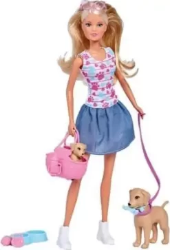 Steffi Love - Dukke Med Hund Og Hundehvalp