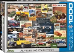 Eurographics - Puslespil Med 1000 Brikker - Jeep Biler