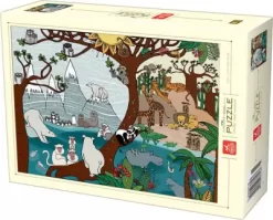 Puslespil Med 1000 Brikker - Sommer Og Vinter