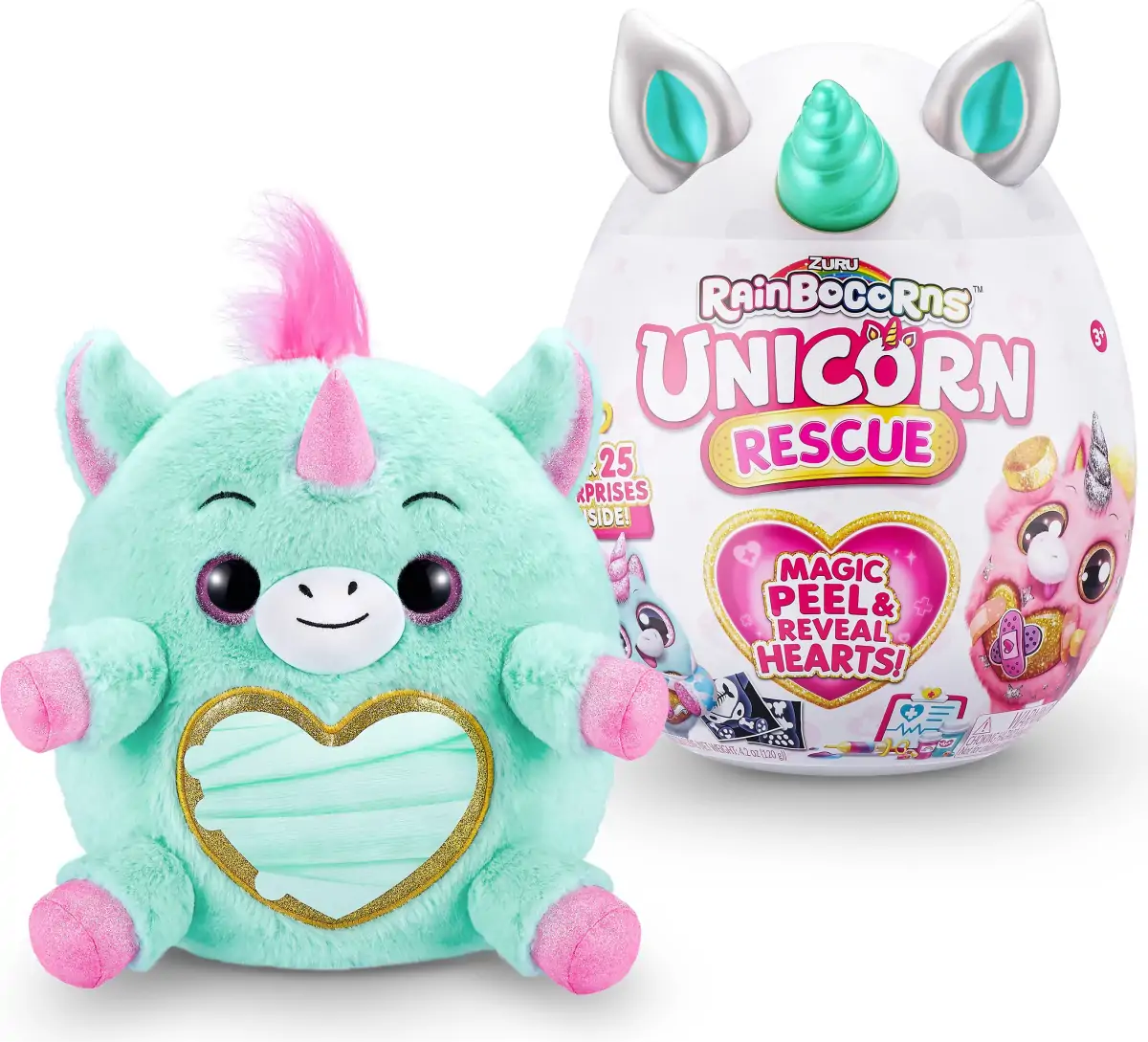 Zuru Rainbocorns Æg - Unicorn Rescue Med 25+ Overraskelser - Series 5 2 Zuru Rainbocorns Æg - Unicorn Rescue Med 25+ Overraskelser - Series 5 - Billede 2