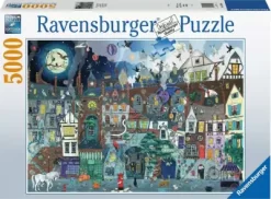 Ravensburger Puslespil - 5000 Brikker - Fantasy Victorian Street