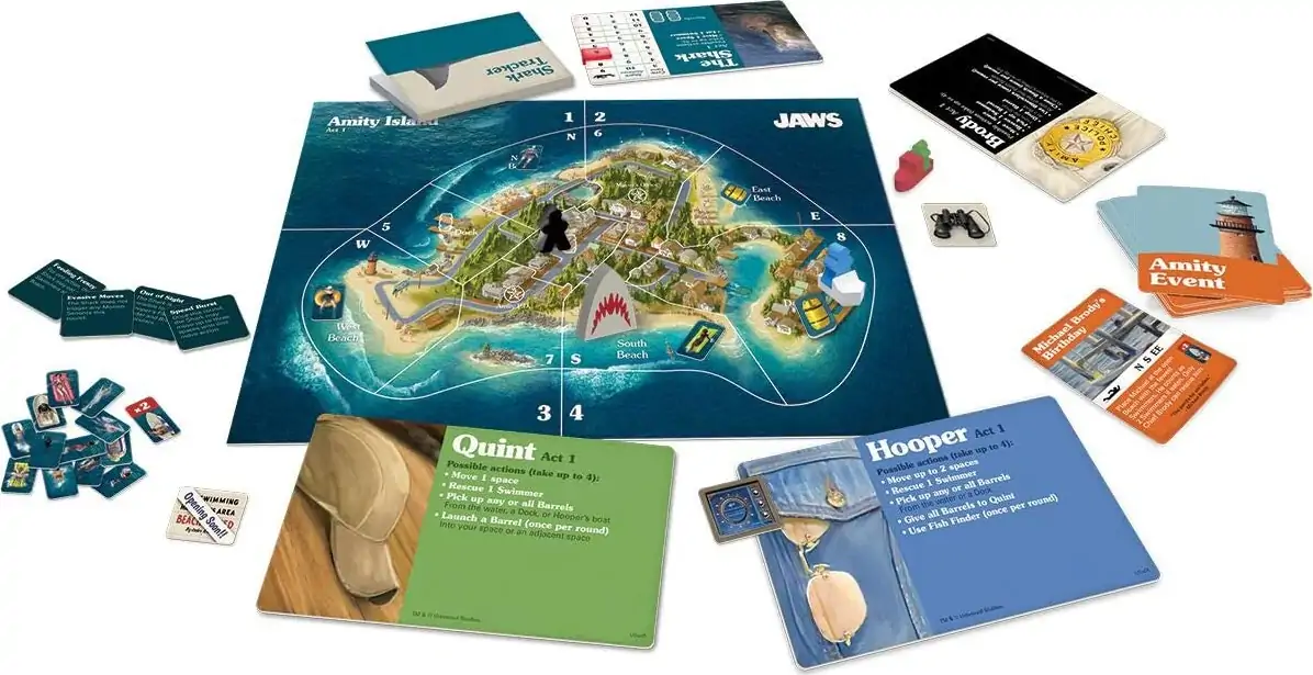 Jaws - Brætspil På Engelsk 2 Jaws - Brætspil På Engelsk - Billede 2