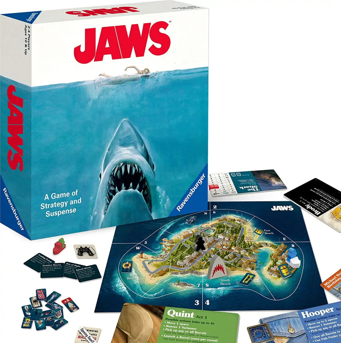 Jaws - Brætspil På Engelsk 4 Jaws - Brætspil På Engelsk - Billede 4