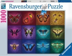 Ravensburger Puslespil - 1000 Brikker - Beautiful Winged Things