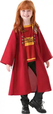 Harry Potter Kåbe Kostume - Quidditch - 116 CM