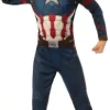 Captain America Kostume Til Børn - Marvel Avengers - 147 CM