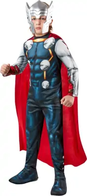 Thor Kostume Til Børn - Marvel - 116 CM