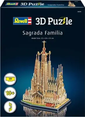 Revell 3D Puzzle - Sagrada Familia - 194 Brikker - 33 CM