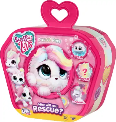 Scruff A Luvs - Pastel Pets - Hund, Pony Eller Kat 1 Scruff A Luvs - Pastel Pets - Hund, Pony Eller Kat