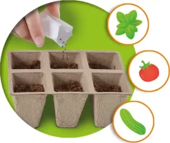 Ses Creative Explore - Mini Drivhus Til Børn -Legetøjsverden ses creative minivaeksthus med plantefroe 598548 3