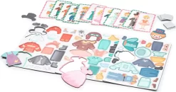 Magnetiske Påklædningsdukker - Small Wood -Legetøjsverden small wood magnetisk paaklaedning i boks 592768 2