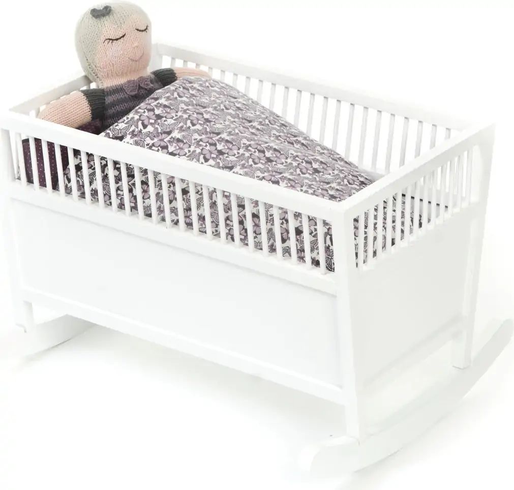 Smallstuff Dukkeseng / Dukkevugge - Rosaline - Hvid 2 Smallstuff Dukkeseng / Dukkevugge - Rosaline - Hvid - Billede 2