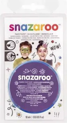 Snazaroo - Ansigtsmaling - Lilla - 18 ML