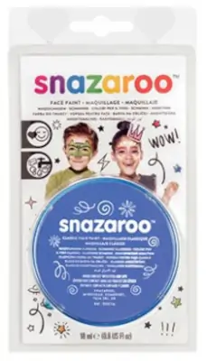 Snazaroo - Ansigtsmaling - Blå - 18 ML
