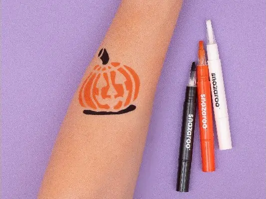 Snazaroo - Ansigtsmaling Sæt Med 3 Stk - Sort, Hvid Og Orange 4 Snazaroo - Ansigtsmaling Sæt Med 3 Stk - Sort, Hvid Og Orange - Billede 4