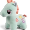 Enhjørning Bamse - Soft Buddies - Grøn - 25 CM