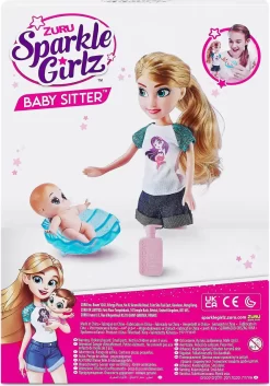 Zuru Sparkle Girlz Dukke - Babysitter Sæt -Legetøjsverden sparkle girlz baby sitter saet 583447 3