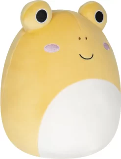 Squishmallows Bamse - Frøen Leigh - 30 CM -Legetøjsverden squishmallows 30 cm bamse p15 leigh the yellow toad 602888 3