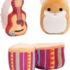 Squishmallows Bamse - Squishville Hamster Med Tilbehør - Festival