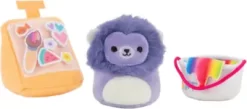 Squishmallows Bamse - Squishville Løve Med Tilbehør - Maling