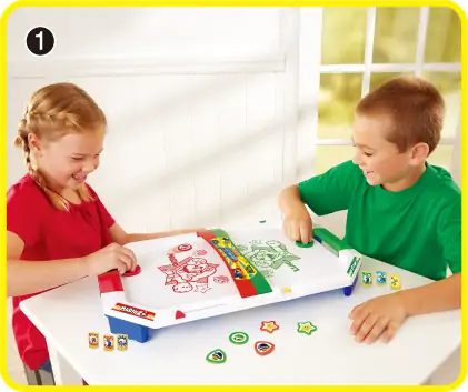 Super Mario - Air Hockey Bordspil 3 Super Mario - Air Hockey Bordspil - Billede 3