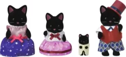 Sylvanian Families Figurer - Sort Kattefamilie - 5530