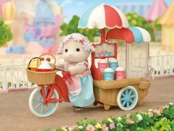 Sylvanian Families - Popcorn Cykelvogn Med Får Sæt - 5653 -Legetøjsverden sylvanian families popcornsalgscykel med figur 580819 3