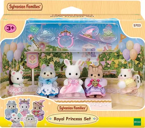 Sylvanian Families Figurer - Prinsesse Sæt - 5 Stk - 5703 2 Sylvanian Families Figurer - Prinsesse Sæt - 5 Stk - 5703 - Billede 2