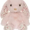 Teddykompaniet - Kanin Bamse - Flora - Rosa - 35 CM