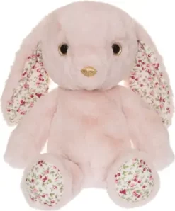 Teddykompaniet - Kanin Bamse - Flora - Rosa - 35 CM