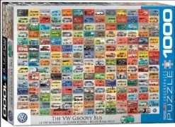Puslespil Med 1000 Brikker - Vw Minibusser