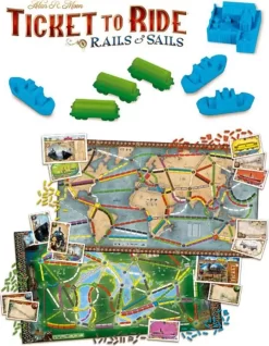 Ticket To Ride Spil - Sails And Rails -Legetøjsverden ticket to ride sails and rails 362322 2