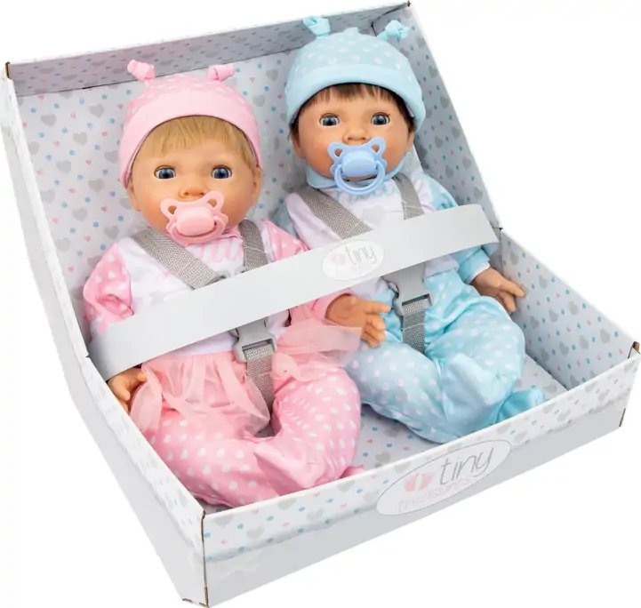 Tiny Treasures - Dukke Tvillinger - Bror Og Søster 7 Tiny Treasures - Dukke Tvillinger - Bror Og Søster - Billede 7