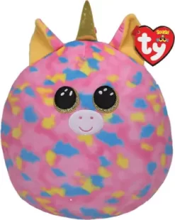 Ty Bamse - Squish A Boo - Enhjørningen Fantasia - 25 CM