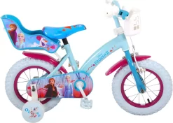 Volare - Børnecykel Med Dukkesæde Og Fodbremse - Frost 2 - 12'' - 3-4,5 År -Legetøjsverden volare disney frozen 2 12 boernecykel mfodbremse 3 45 aar 468678 3
