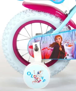 Volare - Børnecykel Med Dukkesæde Og Fodbremse - Frost 2 - 12'' - 3-4,5 År -Legetøjsverden volare disney frozen 2 12 boernecykel mfodbremse 3 45 aar 468678 8