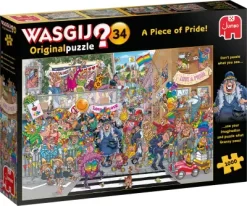 Wasgij - Original 34 Puslespil - 1000 Brikker - A Piece Of Pride!