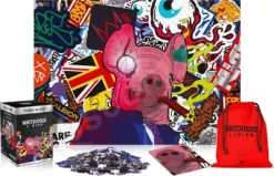 Watch Dogs Legion Puslespil - Pig Mask - 1000 Brikker - Ubisoft