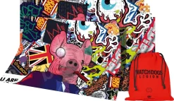 Watch Dogs Legion Puslespil - Pig Mask - 1000 Brikker - Ubisoft -Legetøjsverden watch dogs legion pig mask puzzles 1000 pcs 554006 3